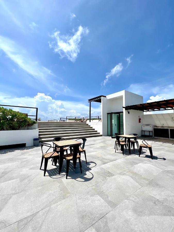 Paradise Apt Steps 5Thav & Beach Плая дел Кармен Екстериор снимка