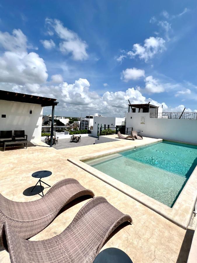 Paradise Apt Steps 5Thav & Beach Плая дел Кармен Екстериор снимка
